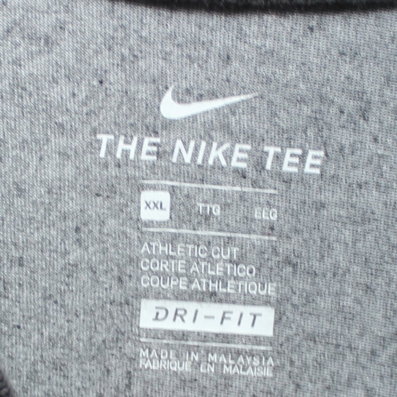 THE NIKE TEE Men's Dri-Fit Grey-XXL - Picture 4 of 4